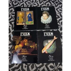 Lot of 4 - Vintage FMR Franco Maria Ricci Art Magazines No 8, 9, 11, 12